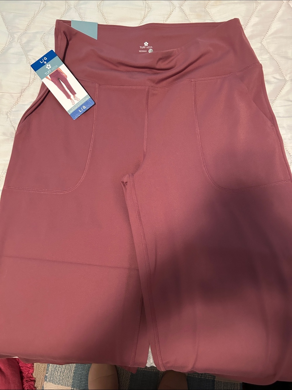 NWT dusty rose wide leg pants